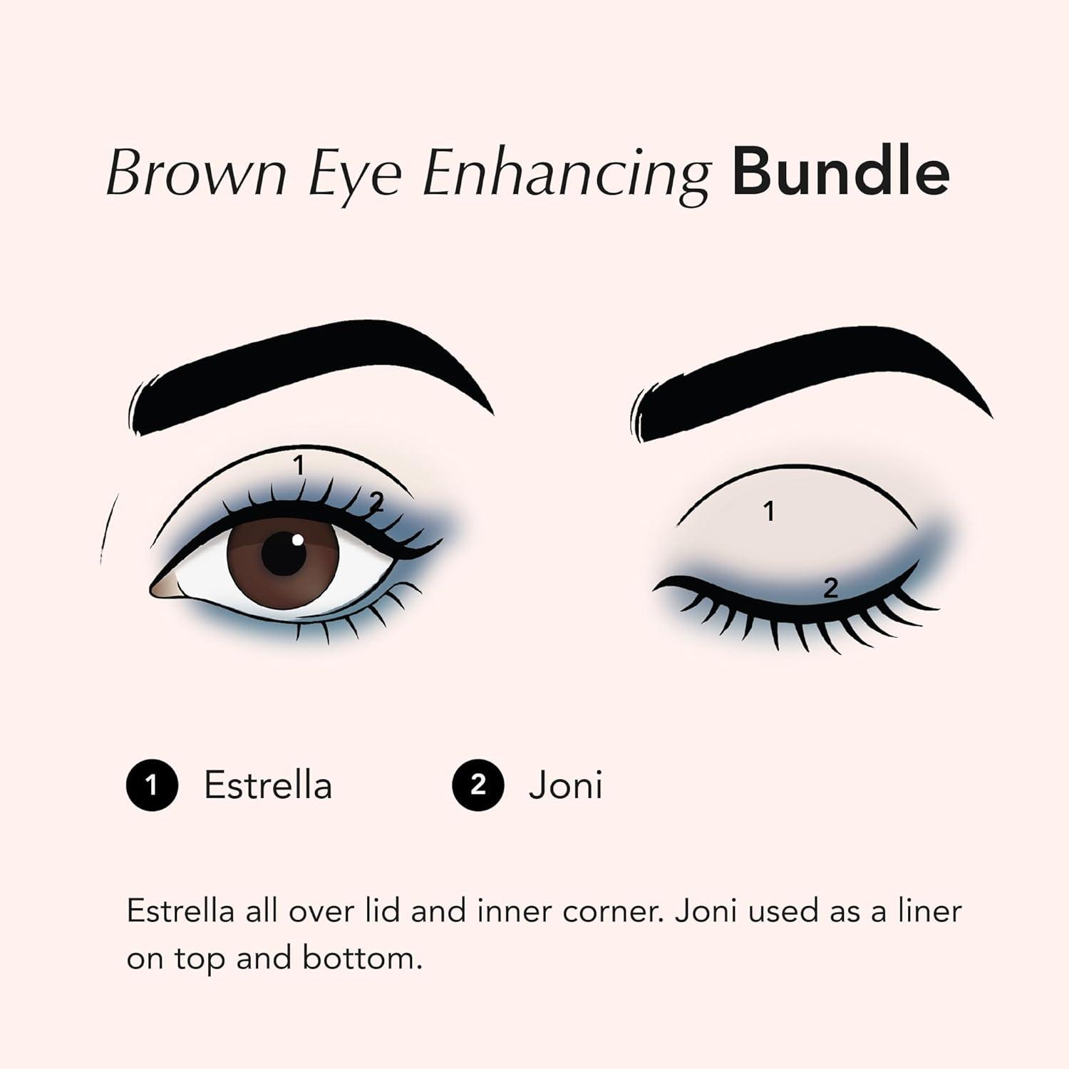 imageThrive Causemetics Brilliant Eye Brightener Eyeshadow Stick Bundle for Brown Eyes 3 Shades Waterproof amp Crease Proof Cream to Powder Long Lasting Formula 3 Shadow Sticks amp Confetti Makeup BagBrown Eye Enhancing