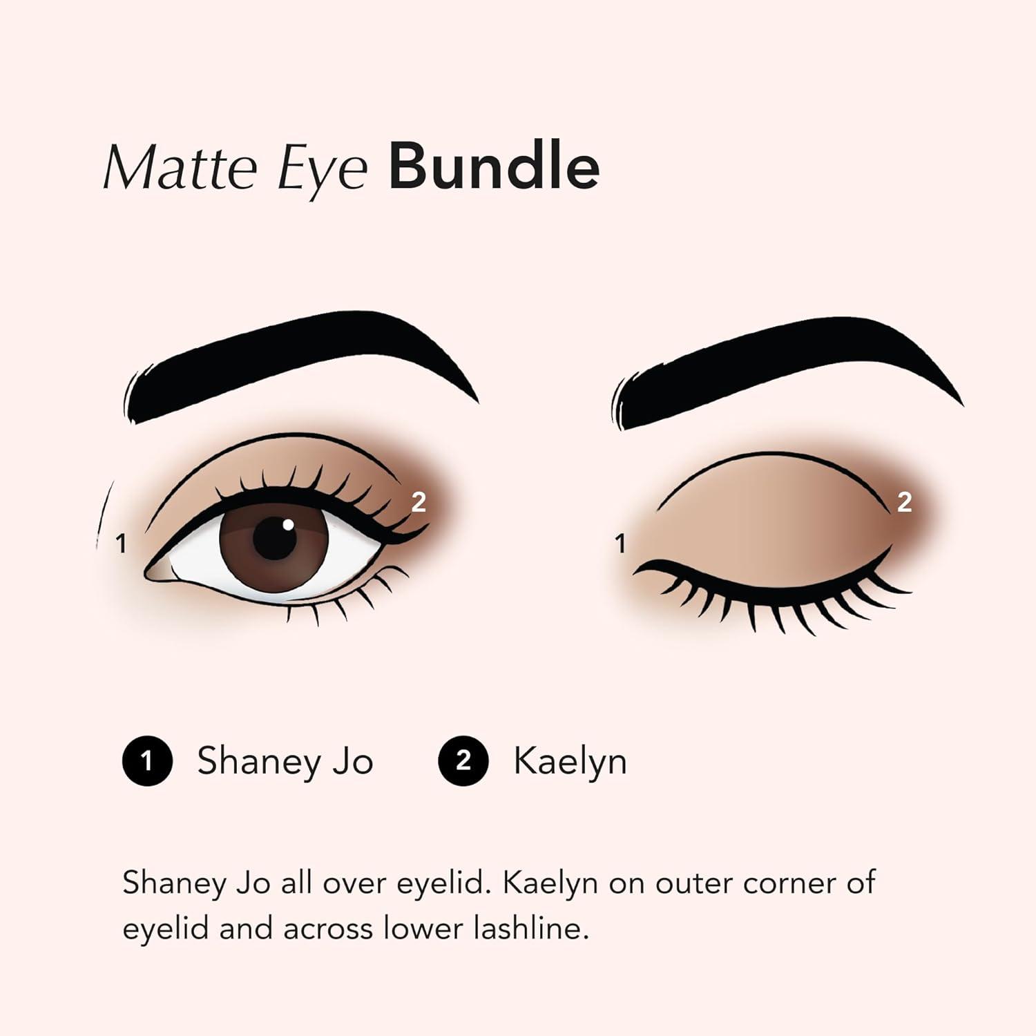 imageThrive Causemetics Brilliant Eye Brightener Eyeshadow Stick Bundle for Brown Eyes 3 Shades Waterproof amp Crease Proof Cream to Powder Long Lasting Formula 3 Shadow Sticks amp Confetti Makeup BagMatte Classics