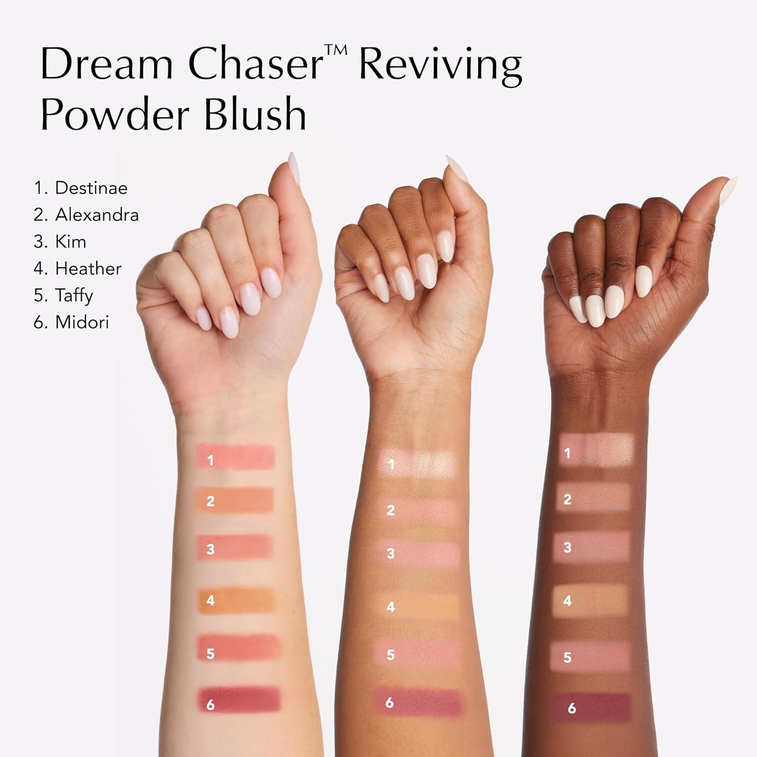 imageThrive Causemetics Dream Chaser Reviving Powder Blush Moisturizing Blush Makeup Essential with Vitamin E for Women Long Lasting Lightweight Face Makeup Vegan Shade Kim Peachy Pink MatteHeather Neutral Spice Matte