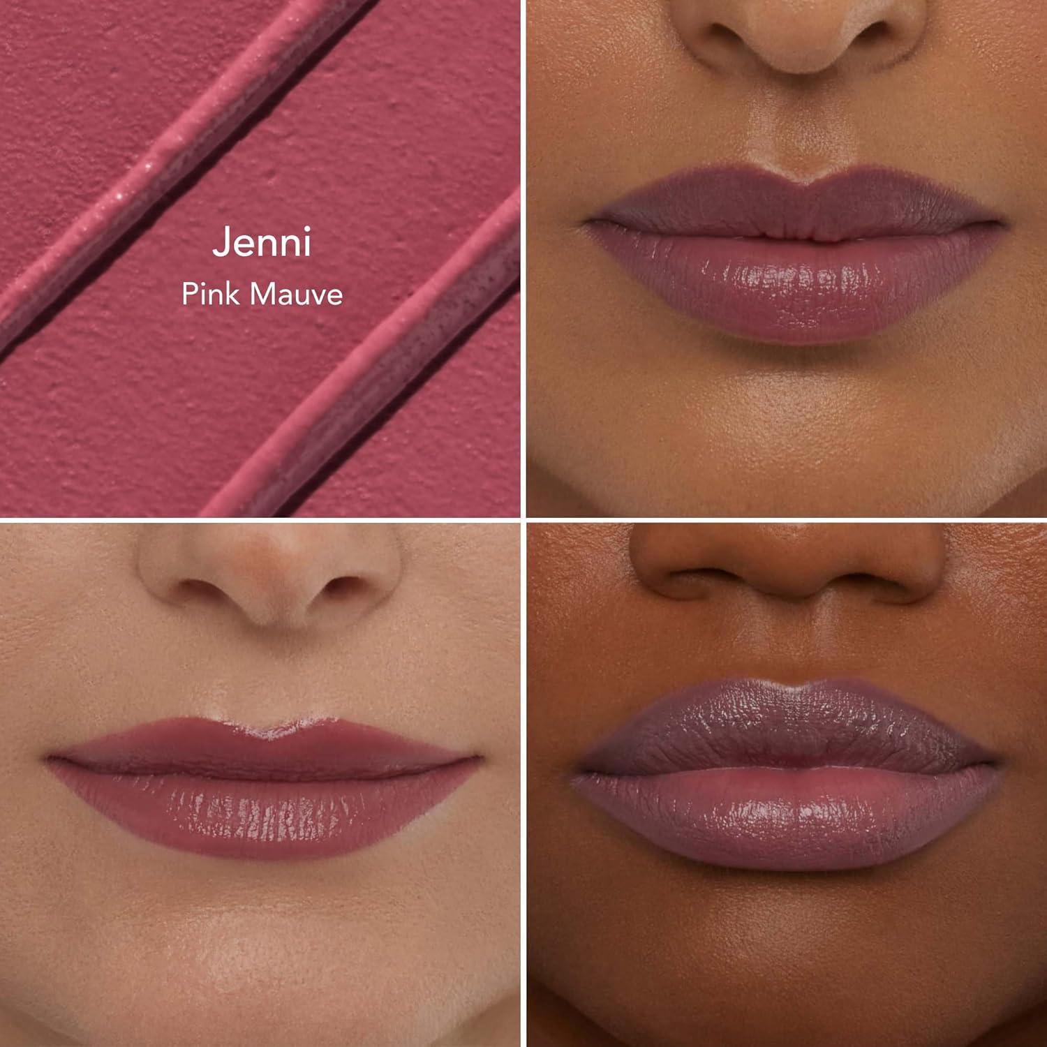 imageThrive Causemetics ImpactFULL Smoothing Lipstick Moisturizing Lip Makeup Essential with Vitamin E Lightweight Creamy Lipstick for Women Long Lasting Vegan Shade Jessica Raspberry RedJenni Pink Mauve