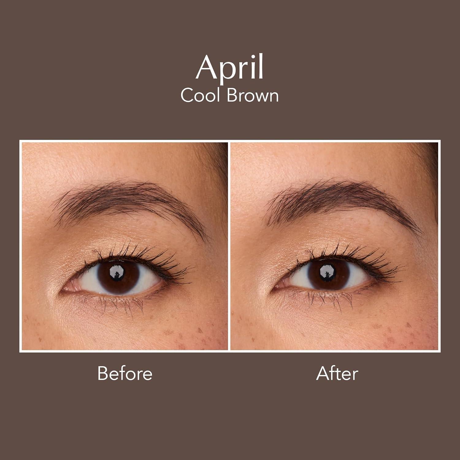 imageThrive Causemetics Infinity Waterproof Eyebrow Pencil Retractable Brow Pencil with Hyaluronic Acid amp Shea Butter Dual Ended Eyebrow Brush Spoolie Fine Tip Vegan amp Cruelty Free Merida AuburnApril Cool Brown