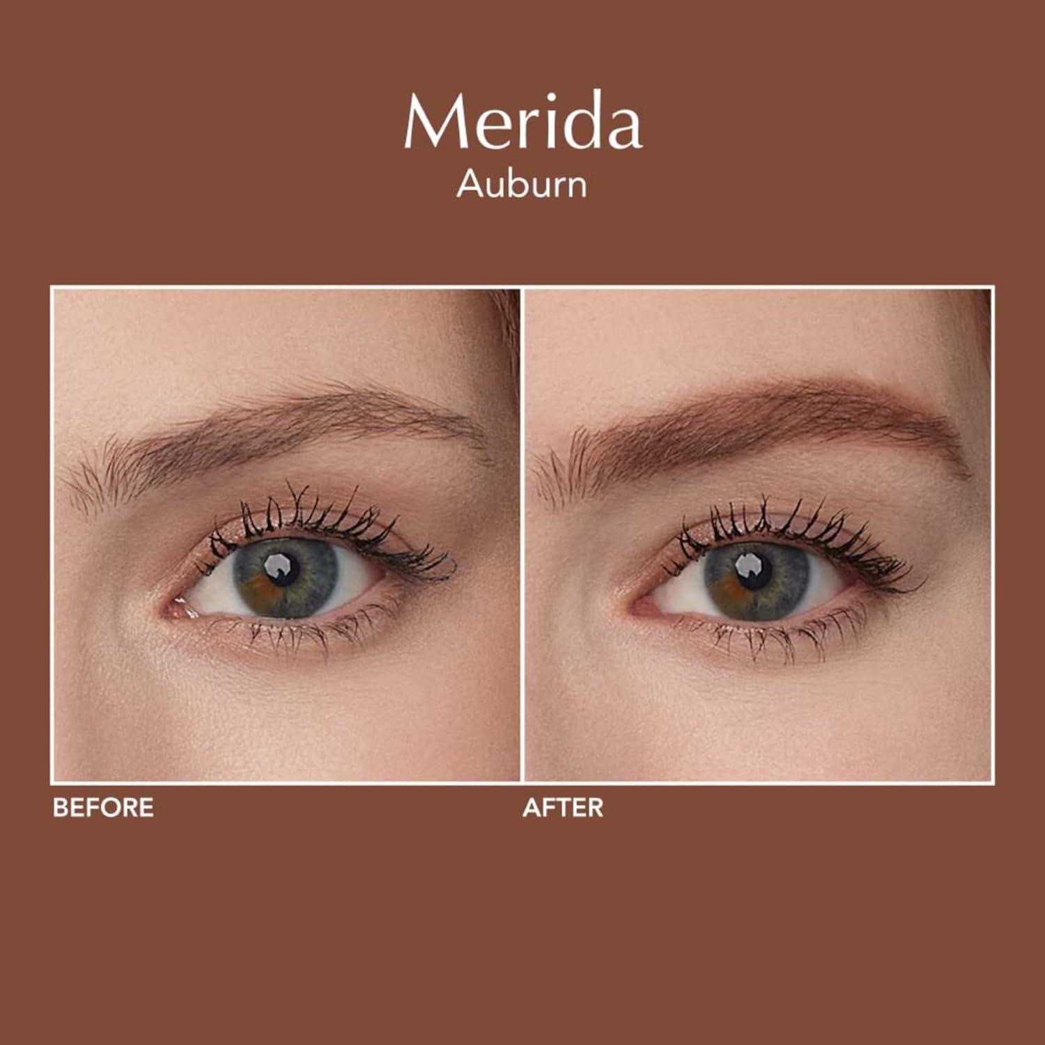 imageThrive Causemetics Infinity Waterproof Eyebrow Pencil Retractable Brow Pencil with Hyaluronic Acid amp Shea Butter Dual Ended Eyebrow Brush Spoolie Fine Tip Vegan amp Cruelty Free Merida AuburnMerida Auburn