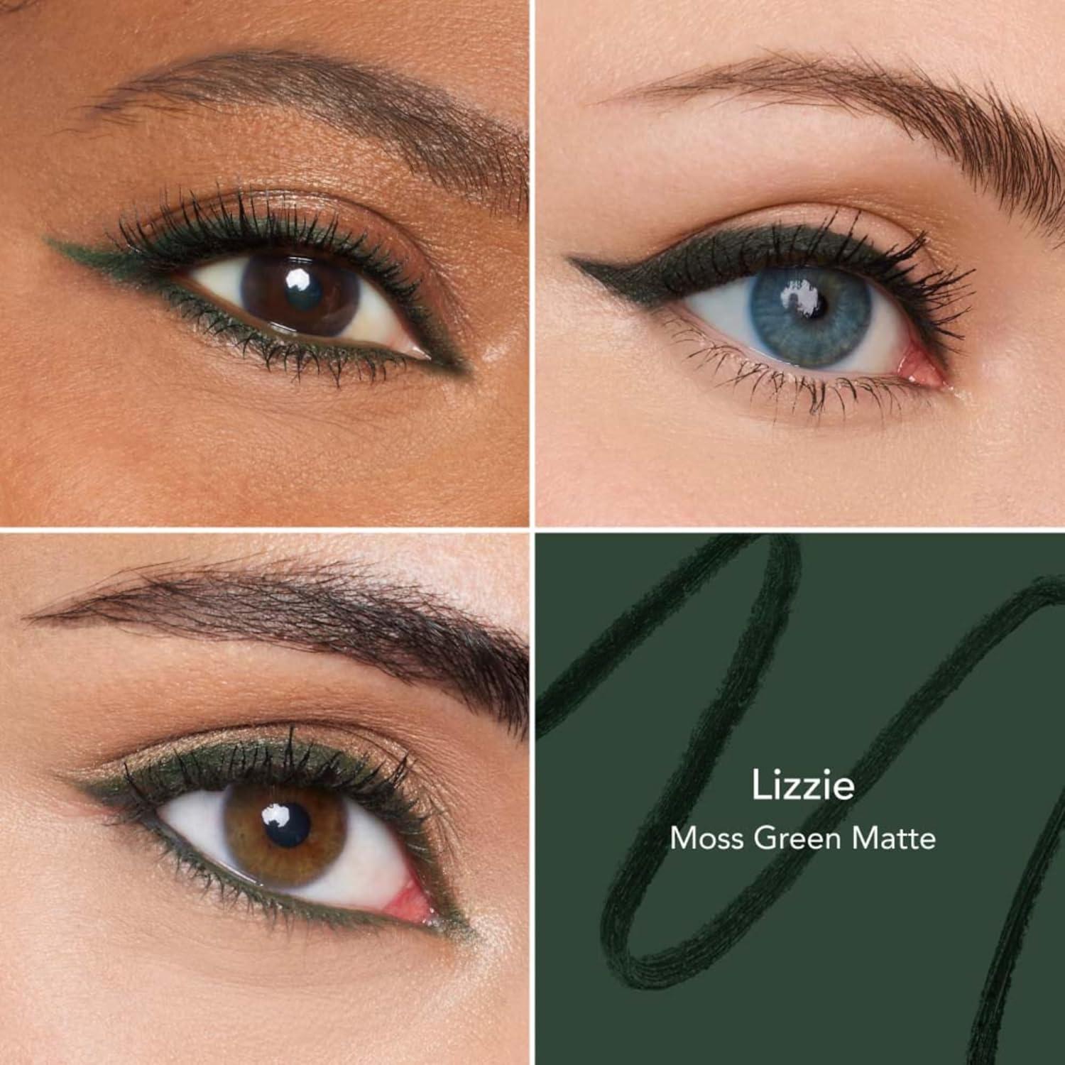 imageThrive Causemetics Infinity Waterproof Eyeliner Pencil Built In Sharpener amp Smudge Tip Long Lasting Smudge Proof Hyaluronic Acid amp Shea Butter Vegan amp Cruelty Free Lizzie Moss Green Matte