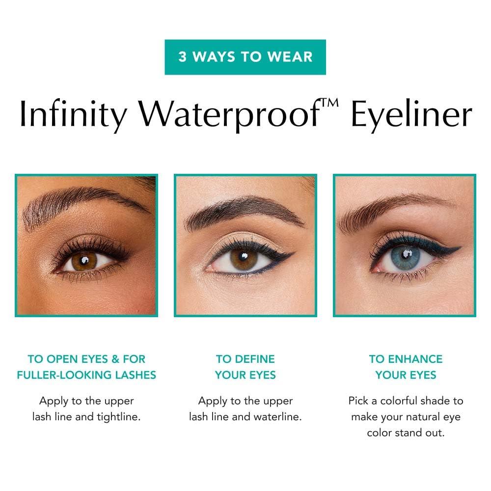 imageThrive Causemetics Infinity Waterproof Eyeliner Pencil Built In Sharpener amp Smudge Tip Long Lasting Smudge Proof Hyaluronic Acid amp Shea Butter Vegan amp Cruelty Free Jade Teal Shimmer