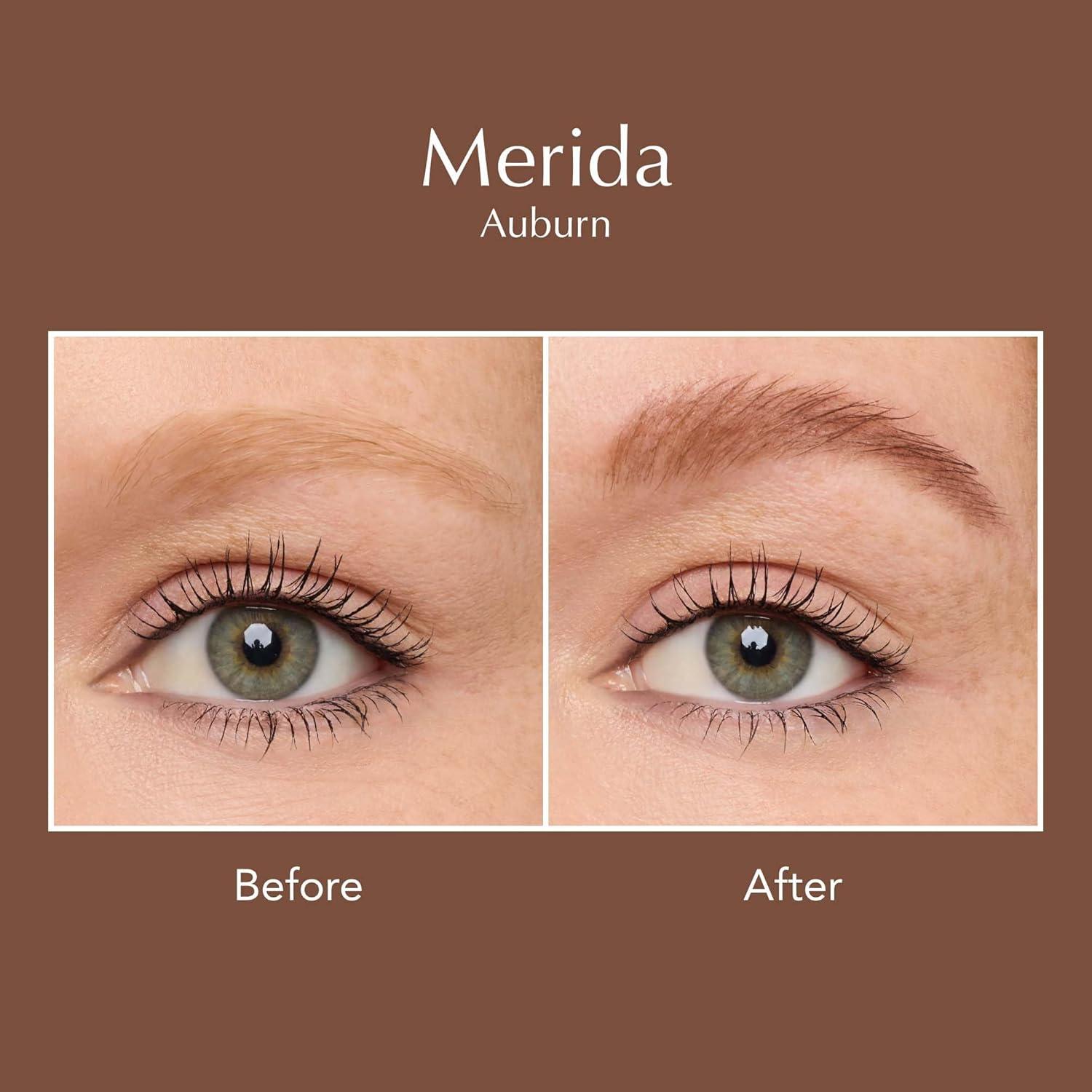 imageThrive Causemetics Instant Brow Fix SemiPermanent Eyebrow Gel Waterproof Tinted Eye Brow Gel with Vitamin B5 SmudgeProof Vegan amp Cruelty Free Nan CharcoalMerida Auburn