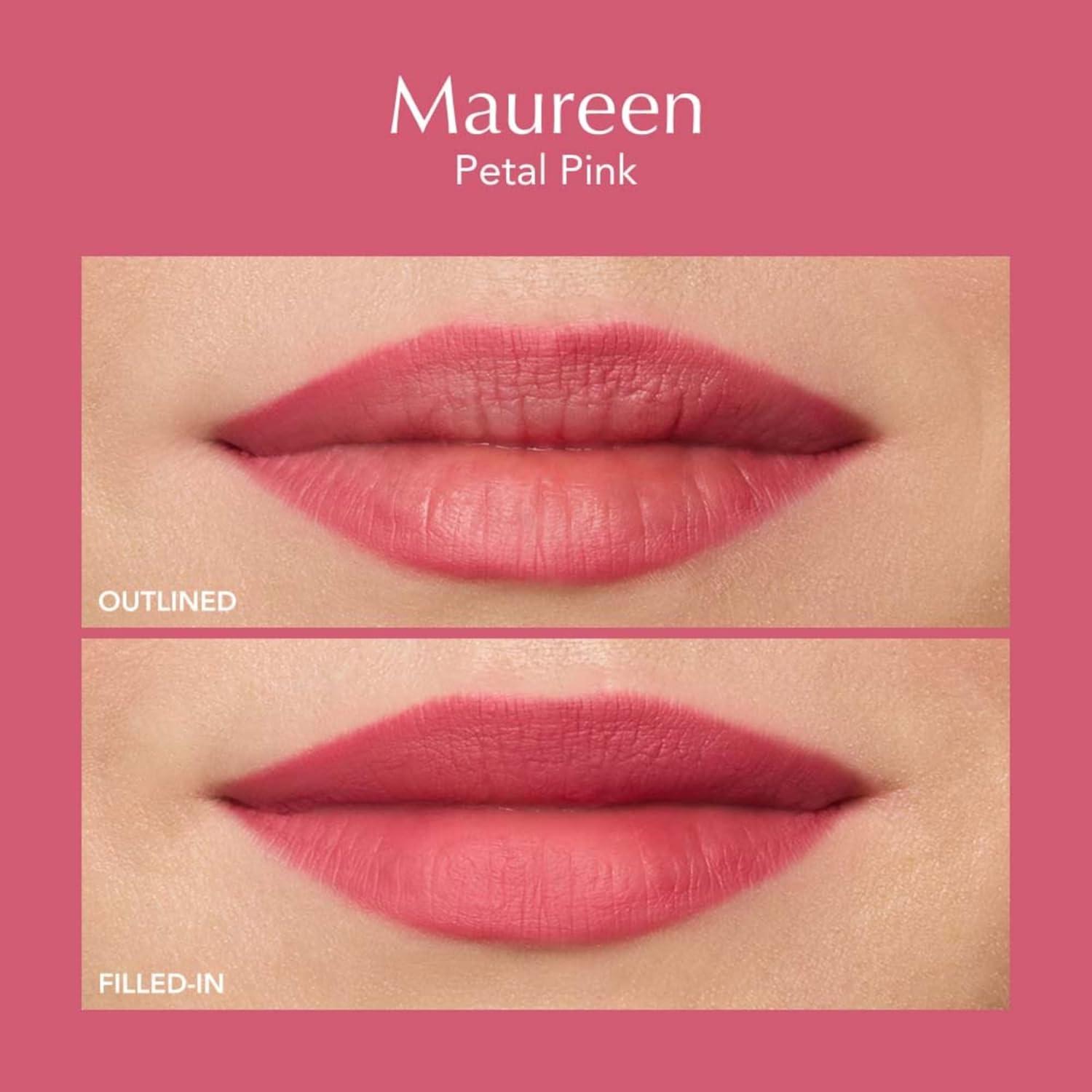 imageThrive Causemetics Lip Filler LongWearing  Plumping Lip Liner Shea Butter Hydrating Lip Plumper Retractable Lip Liner Pencil Built In Sharpener Vegan amp Cruelty Free Katrece EspressoMaureen Petal Pink