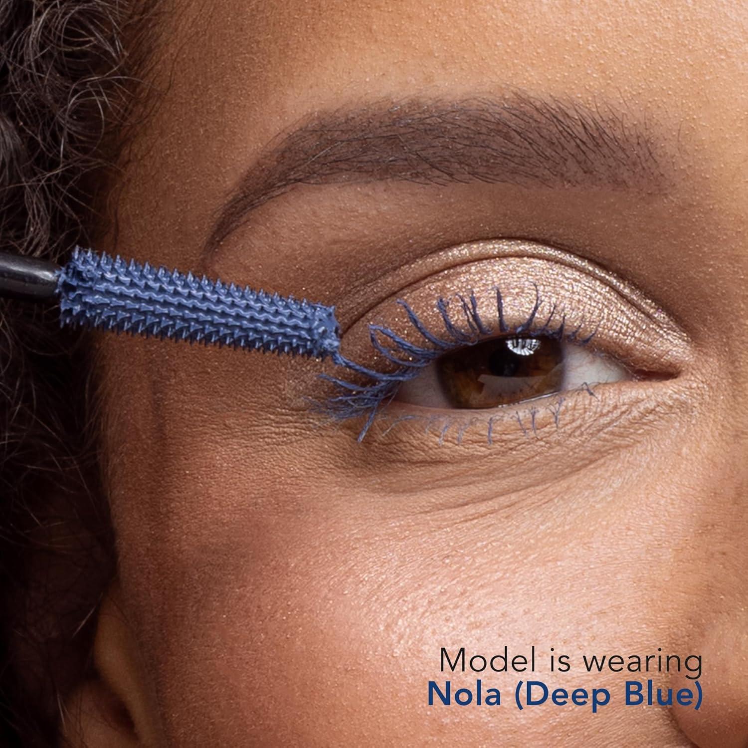 imageThrive Causemetics Liquid Lash Extensions Mascara Tubing Thrive Mascara Lengthening Volumizing amp Curling Smudge Proof Washable No Clumping or Flaking Vegan amp Cruelty Free Nola Deep BlueNola Deep Blue