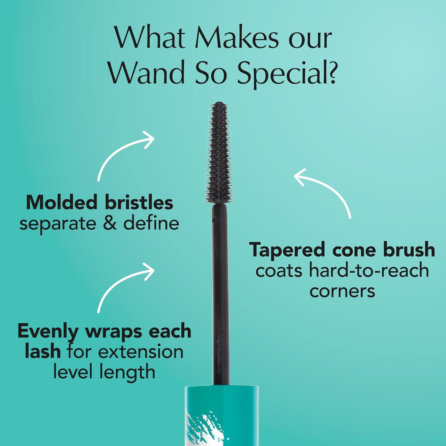 imageThrive Causemetics Liquid Lash Extensions Mascara Tubing Thrive Mascara Lengthening Volumizing amp Curling Smudge Proof Washable No Clumping or Flaking Vegan amp Cruelty Free Crystal Brown BlackNola Deep Blue