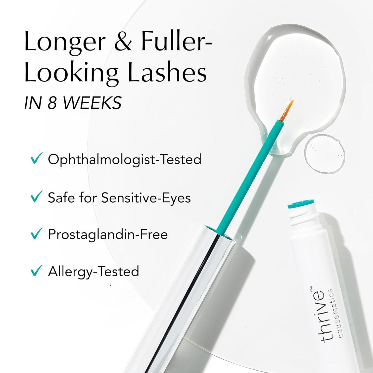 imageThrive Causemetics Liquid Lash Extensions Serum Lash Enhancing Treatment without Prostaglandin Supports Lash Hydration amp Conditioning with Biotin Nourishing Oil Ophthalmologist Tested Vegan
