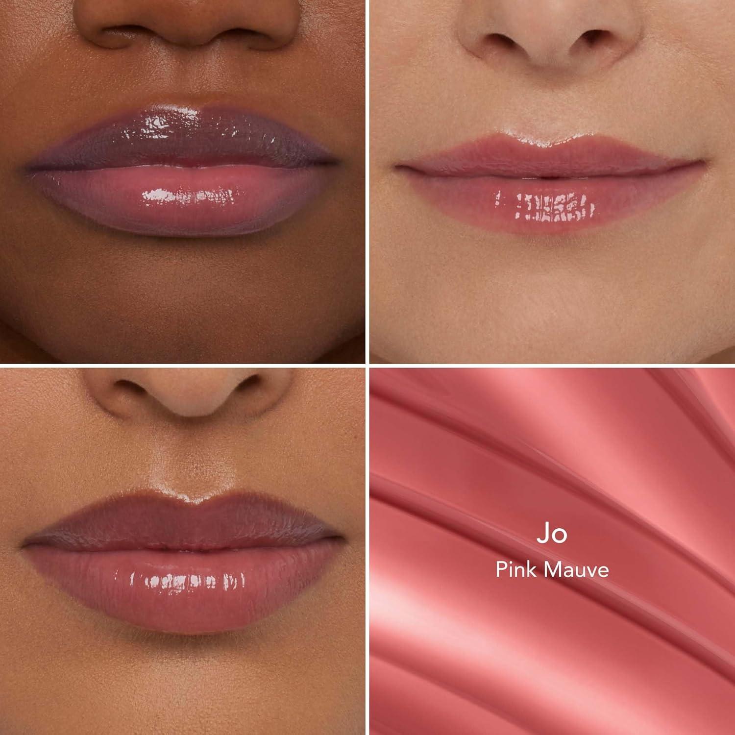 imageThrive Causemetics Sheer Strength Lip Plumping Peptide Gloss Lip Plumper with Vitamin E Peptides Plumps Smooths amp Hydrates Lips High Shine Vegan amp Cruelty Free Emily Clear ShimmerJo Pink Mauve