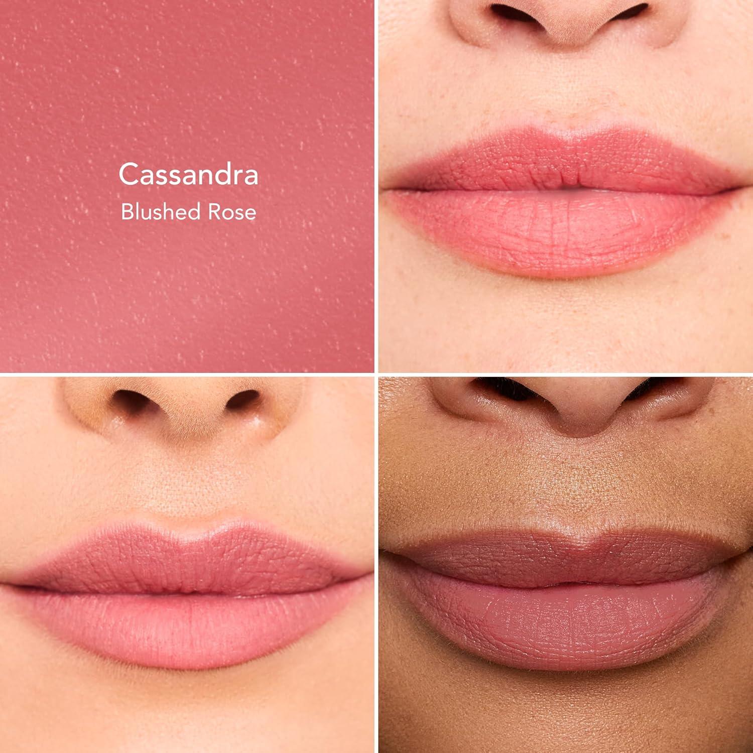 imageThrive Causemetics Sheer Strength Soft Blur Lip Balm Everyday Makeup Essential for Women Lightweight amp Creamy Lips Balm Long Lasting Hydration Vegan Shade Cassandra Blushed RoseCassandra Blushed Rose