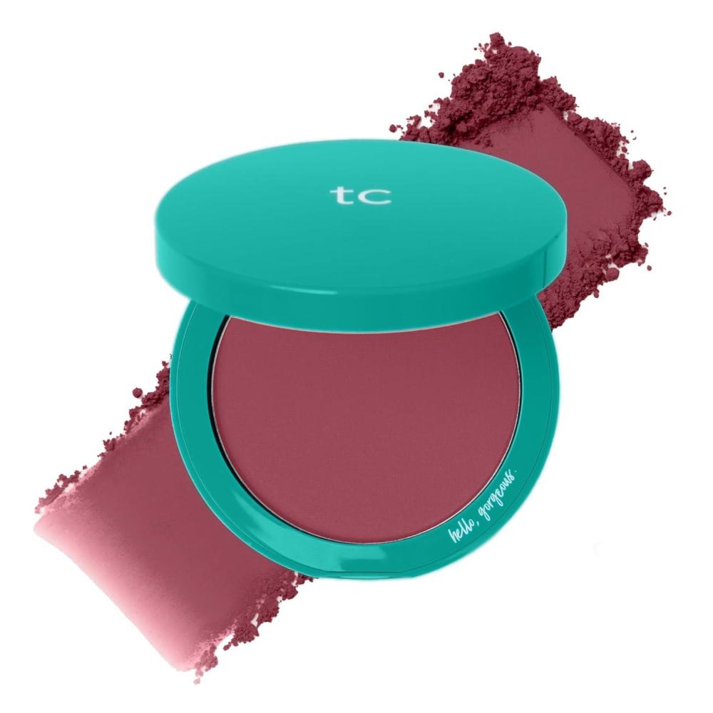 imageThrive Causemetics Dream Chaser Reviving Powder Blush Moisturizing Blush Makeup Essential with Vitamin E for Women Long Lasting Lightweight Face Makeup Vegan Shade Kim Peachy Pink MatteMidori Berry Matte