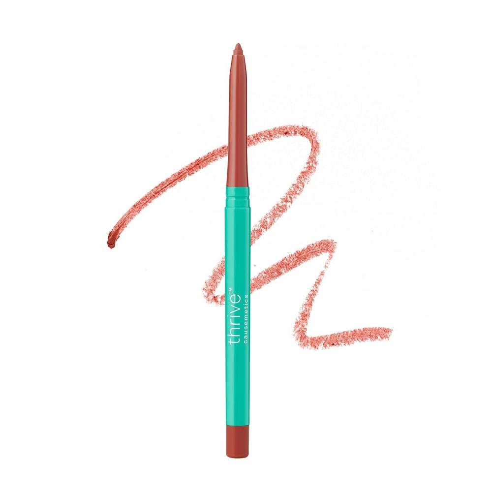 imageThrive Causemetics Lip Filler LongWearing  Plumping Lip Liner Shea Butter Hydrating Lip Plumper Retractable Lip Liner Pencil Built In Sharpener Vegan amp Cruelty Free Katrece EspressoErika Terracotta