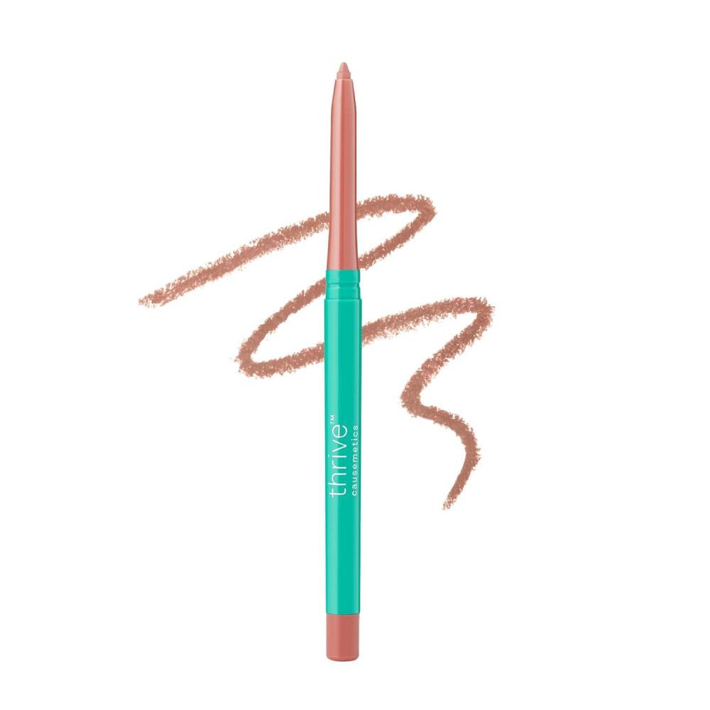 imageThrive Causemetics Lip Filler LongWearing  Plumping Lip Liner Shea Butter Hydrating Lip Plumper Retractable Lip Liner Pencil Built In Sharpener Vegan amp Cruelty Free Katrece EspressoJesse Pale Rose Ginger