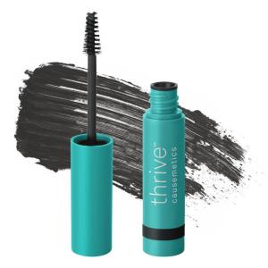 Thrive Causemetics Instant Brow Fix Semi-Permanent Eyebrow Gel, Waterproof Tinted Eye Brow Gel with Vitamin B5, Smudge-Proof, Vegan & Cruelty Free, Nan (Charcoal)(Tova (Soft Black))
