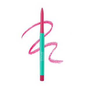 Thrive Causemetics Lip Filler Long-Wearing + Plumping Lip Liner, Shea Butter Hydrating Lip Plumper Retractable Lip Liner Pencil, Built In Sharpener, Vegan & Cruelty Free, Katrece (Espresso)(Ebony (Fuchsia Pink))