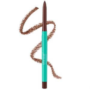Thrive Causemetics Lip Filler Long-Wearing + Plumping Lip Liner, Shea Butter Hydrating Lip Plumper Retractable Lip Liner Pencil, Built In Sharpener, Vegan & Cruelty Free, Katrece (Espresso)(Katrece (Espresso))