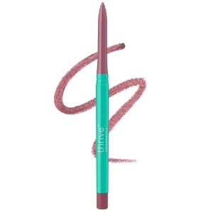 Thrive Causemetics Lip Filler Long-Wearing + Plumping Lip Liner, Shea Butter Hydrating Lip Plumper Retractable Lip Liner Pencil, Built In Sharpener, Vegan & Cruelty Free, Katrece (Espresso)(Ghizlan (Plum Mauve))