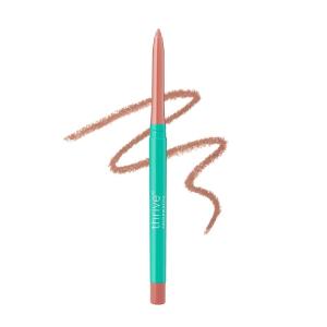 Thrive Causemetics Lip Filler Long-Wearing + Plumping Lip Liner, Shea Butter Hydrating Lip Plumper Retractable Lip Liner Pencil, Built In Sharpener, Vegan & Cruelty Free, Katrece (Espresso)(Jesse (Pale Rose Ginger))